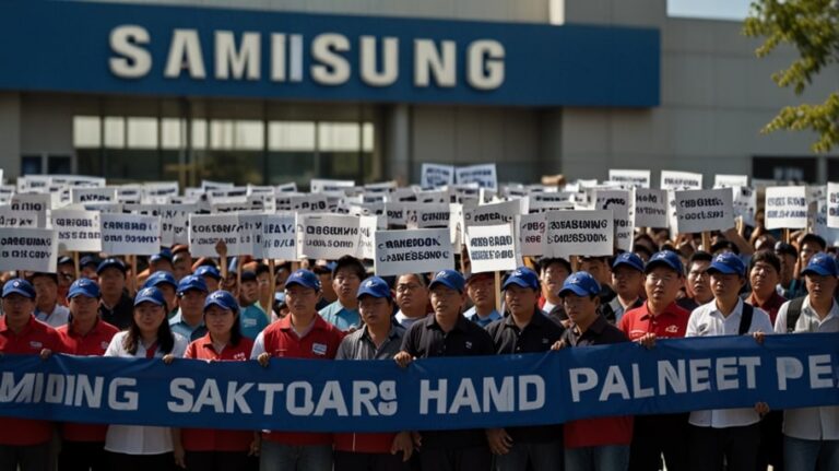 Samsung Faces Historic Strike in South Korea Over Wage Disputes