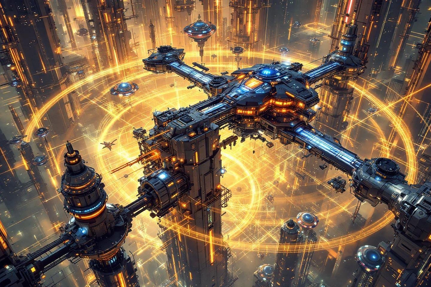 While flying over China, the United States discovered that they were designing a giant fusion laser.