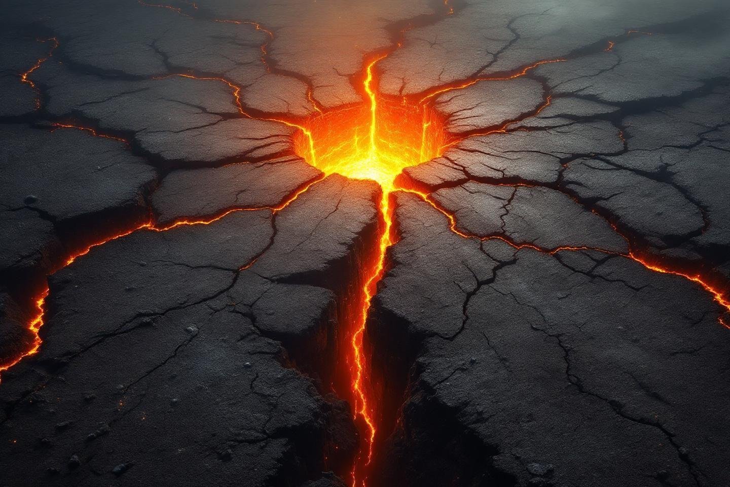 A continent is splitting in two, the rift is already visible, and a new ocean is set to form.