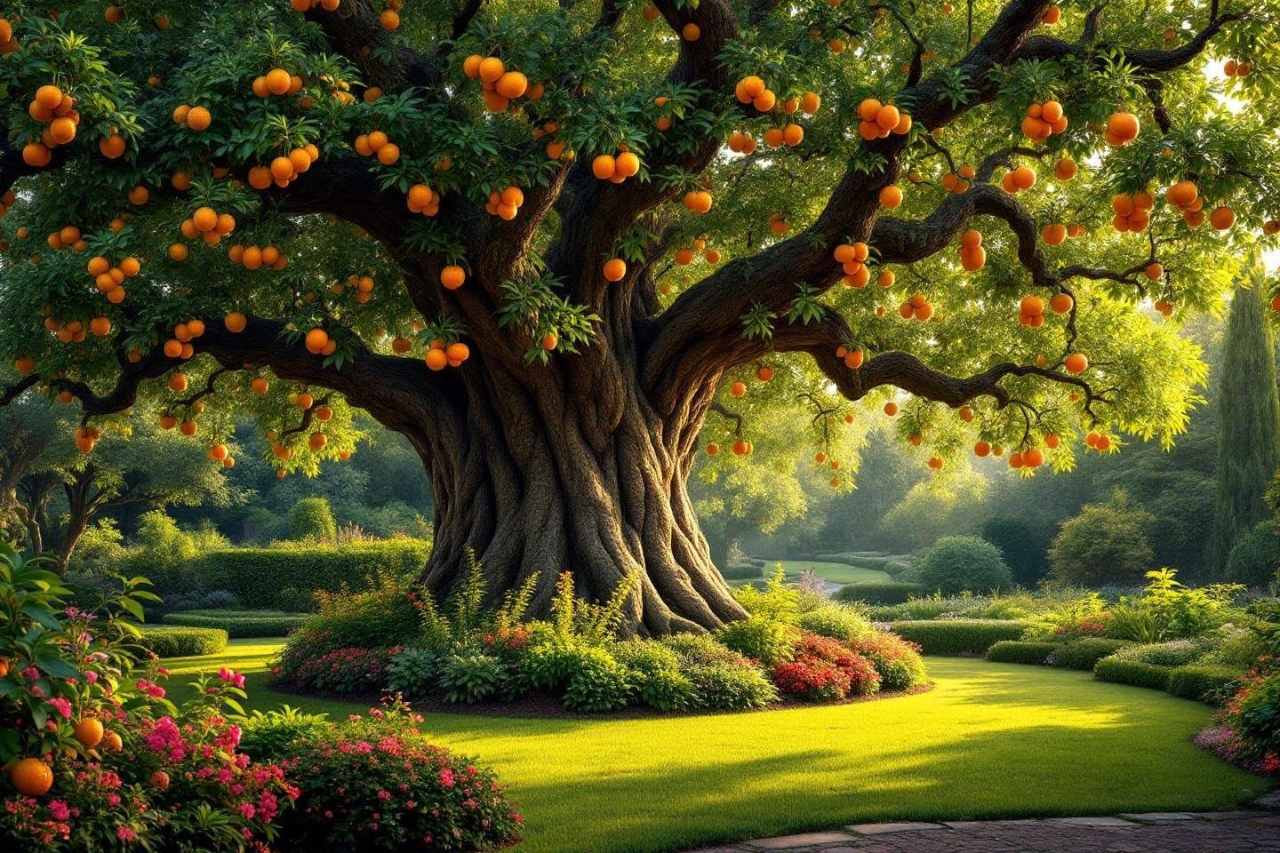 A tree dating back to the era of dinosaurs bears fruit for the first time, in the garden of two lucky retired English people.