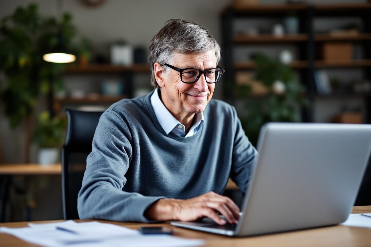 By working at his daughter’s startup while retired, Bill Gates showed other CEOs the importance of being on the front lines